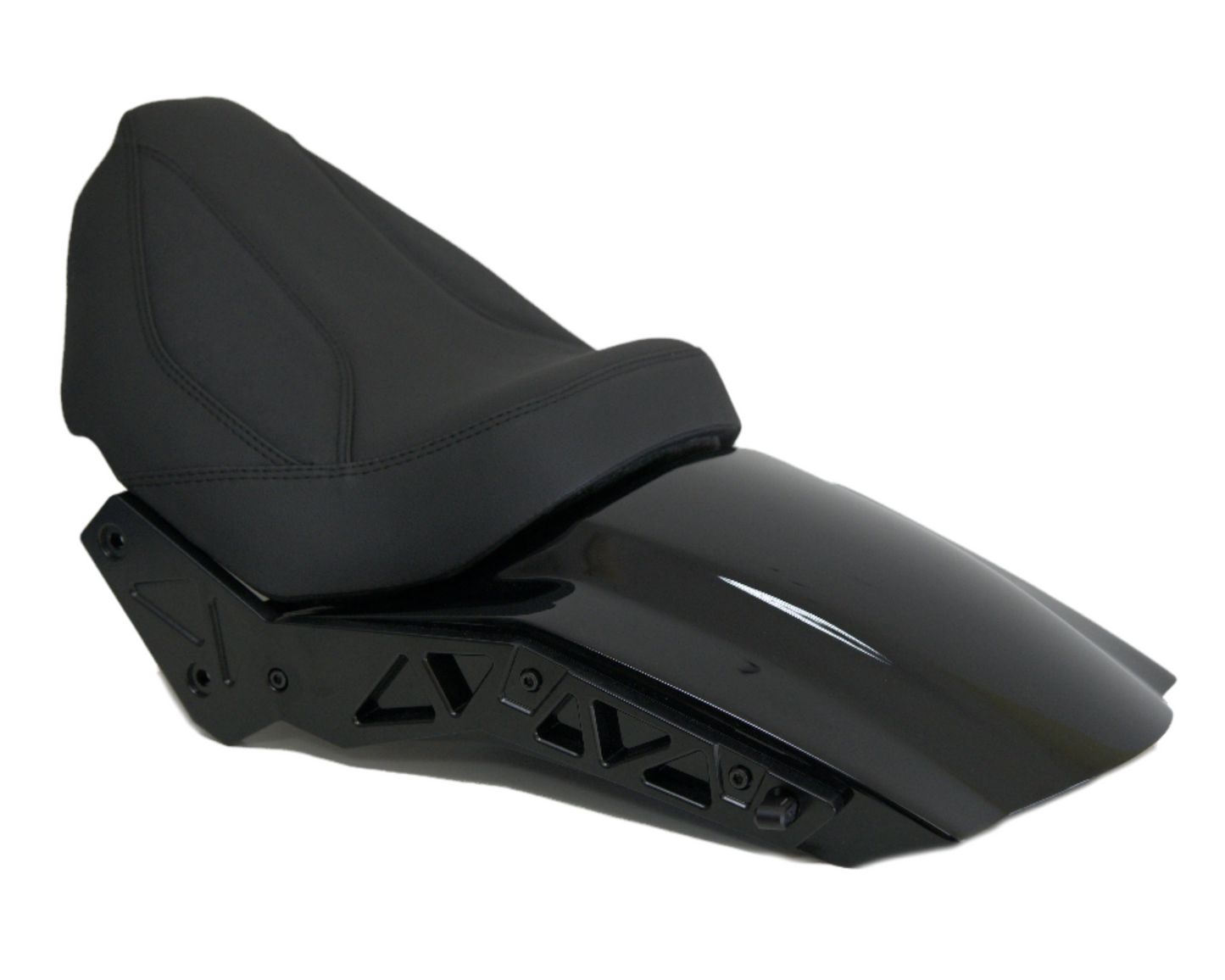 Custom Rear Fender & Leather Seat for Harley Davidson Fat Boy (2018-Up)